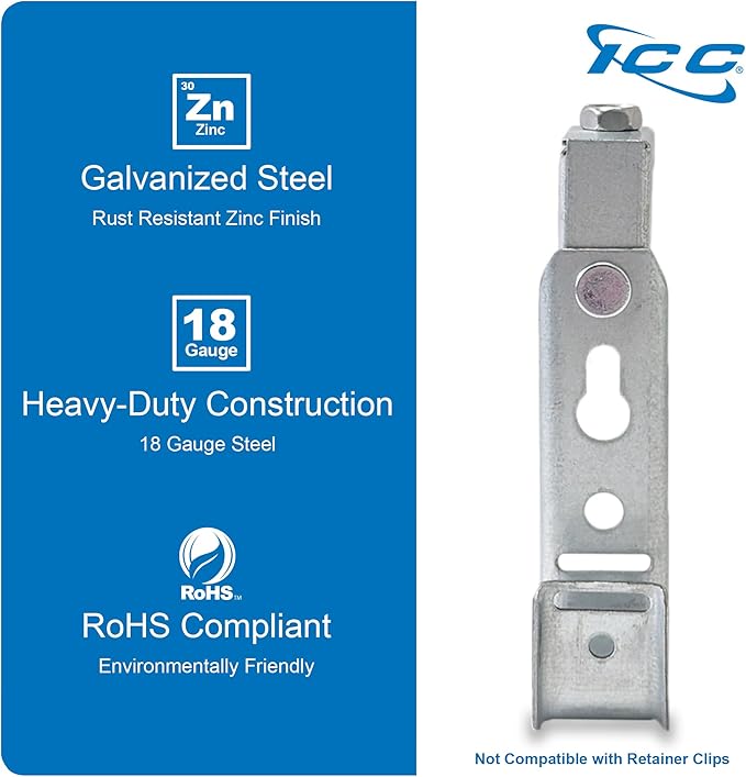 ICC Beam Clamp J Hook 3/4” Without Retainer Clip - Image 5