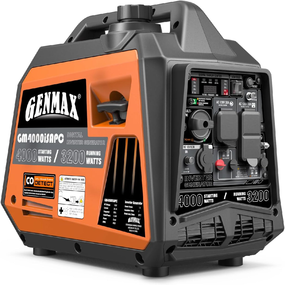 GENMAX Generator，EPA Compliant, Eco-Mode Feature, Ultra Lightweight