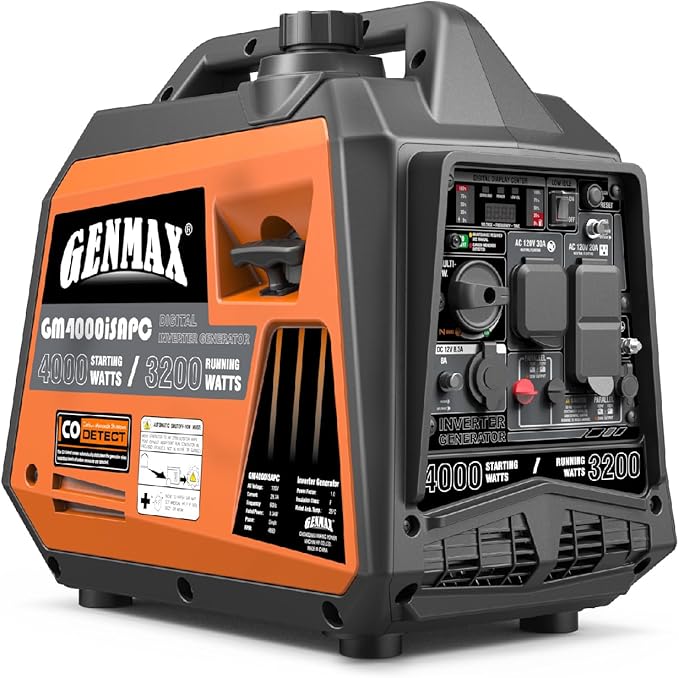 GENMAX Generator，EPA Compliant, Eco-Mode Feature, Ultra Lightweight by GENMAX