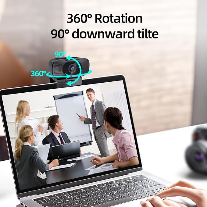 SynthMeet 4K Webcam for PC, 1080P@60FPS, 4K Camera - Image 6