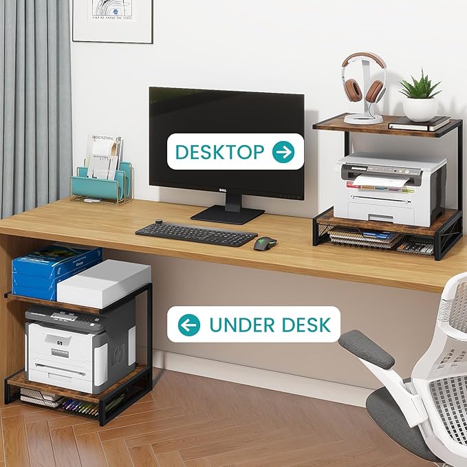 ELITEROO 2-Tier Desktop Printer Stand - Image 4
