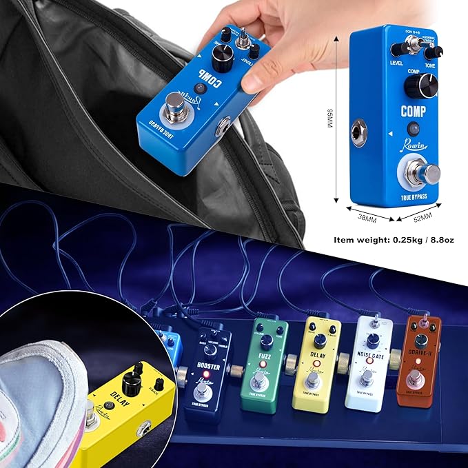 Rowin Compressor Pedal Comp Effect Pedal - Image 4