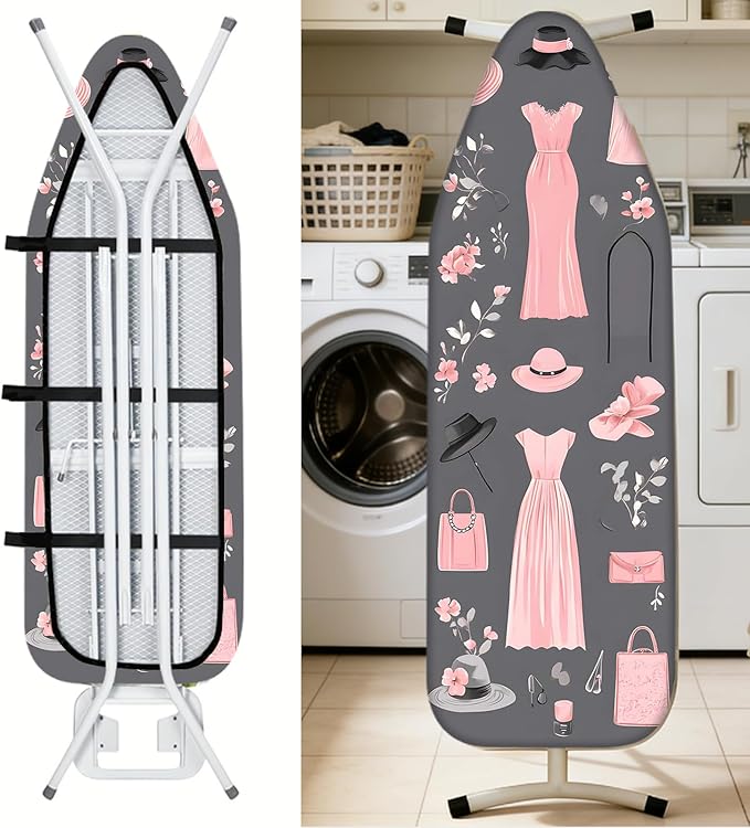 Nuxovilar Ironing Board Cover Needle Cotton 15x54 Inches | Ironing Board Cover - Image 6
