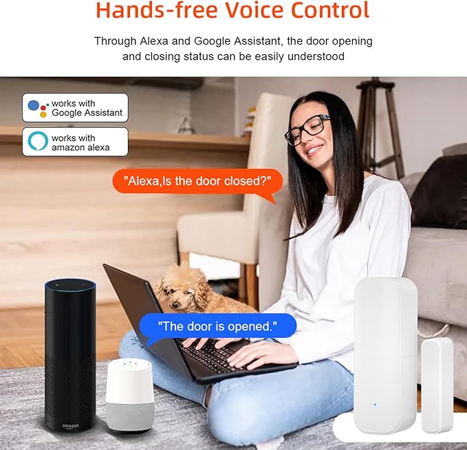WiFi Door Sensor Window Detector: Smart Magnetic Door Open Detector - Image 3