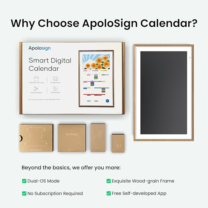 ApoloSign 27” Digital Calendar: Dual Mode Calendars - Image 9