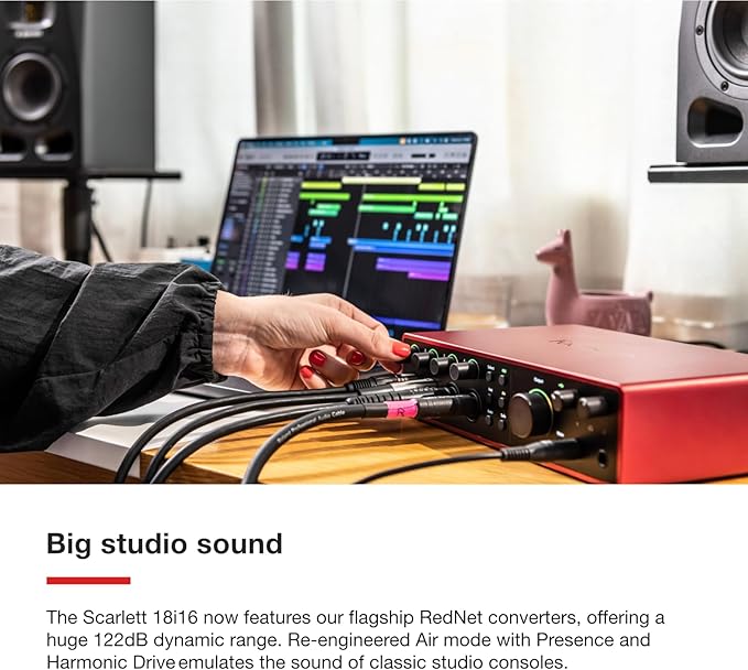 Focusrite Scarlett 18i16 4th Gen USB Audio Interface, - Image 3