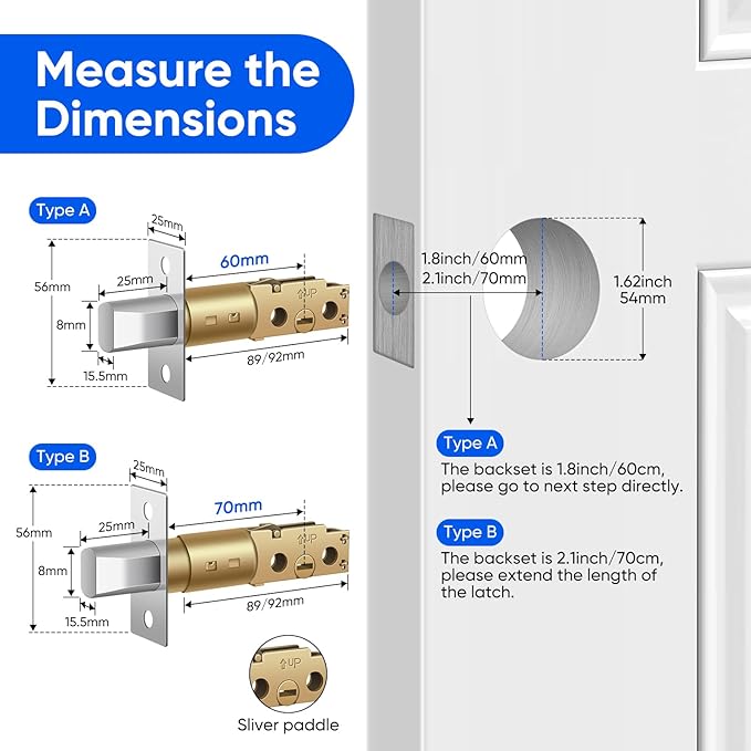 Fingerprint Smart Door Lock, Keyless Entry Deadbolt, Electronic Biometric - Image 4