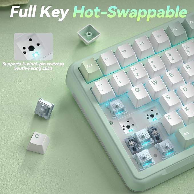 SOLAKAKA A99 Pro Wireless Mechanical Keyboard - Image 5