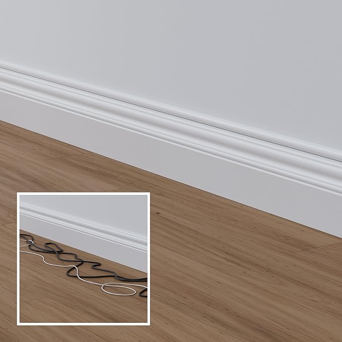 D-Line Half Round Cord Hider, Patented Cable Cover, Hide TV Wall Mount Wires - Image 4