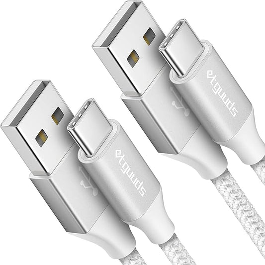 etguuds USB A to USB C Cable 6.6ft, 3A Fast Charging Type C Charger Cord by etguuds
