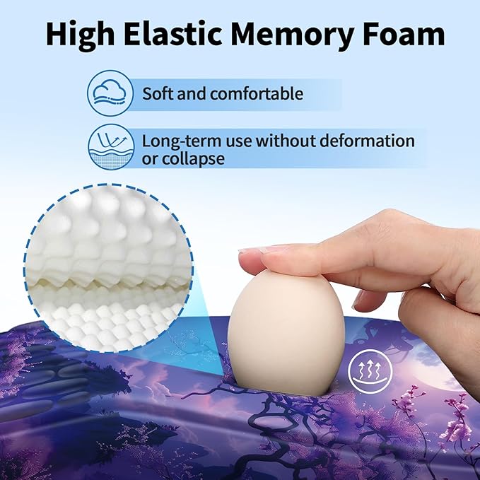 YIWEI Ergonomic Mouse Pad with Wrist Rest - Image 3