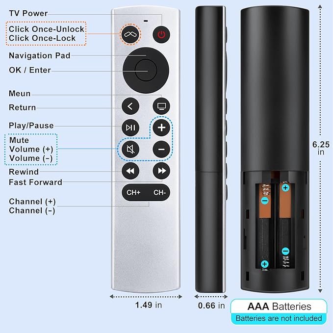 Replacement Remote for Apple-TV-Remote-Control 4K/HD - Image 7