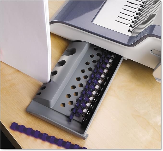 Fellowes 5216901 Quasar 500 Electric Comb Binding System, 16 7/8 x 15 3/8 x 5 - Image 4
