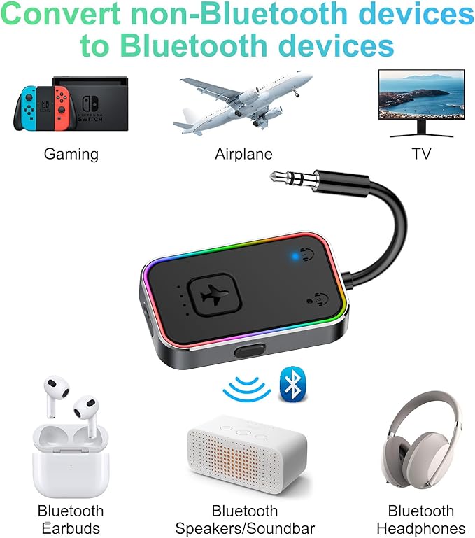 2025 Beeitzie Ultra Airplane Bluetooth 5.4 Transmitter - Image 5