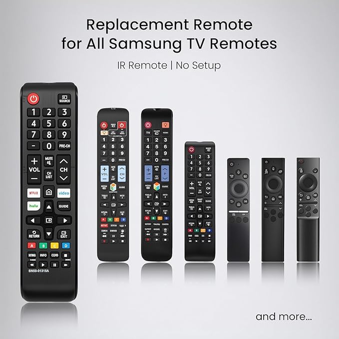 Replacement for Samsung TV Remote Control, Universal Compatible - Image 3