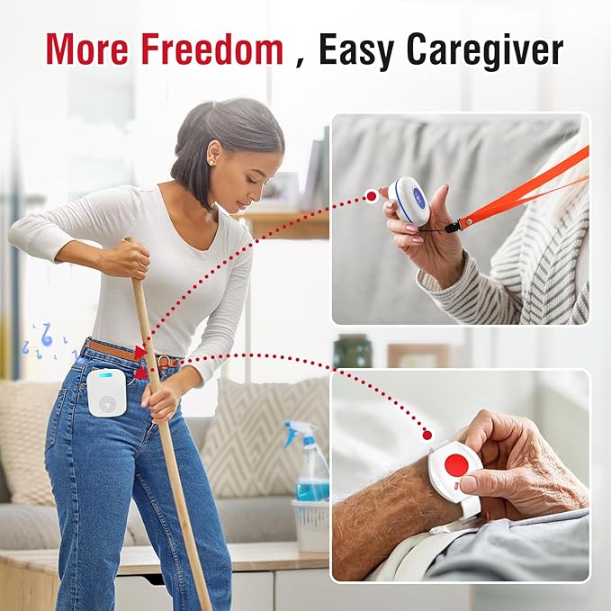 CallToU Caregiver Pager Wireless Call Buttons - Image 2