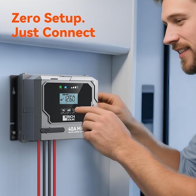 RICH SOLAR Bravo 40 | 40A MPPT Solar Charge Controller - Image 5