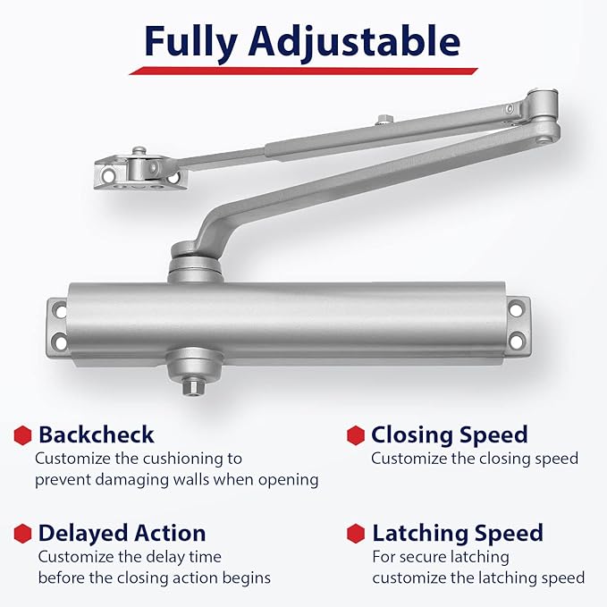 Lawrence Heavy Duty Door Closer Commercial Grade 1 - Image 2