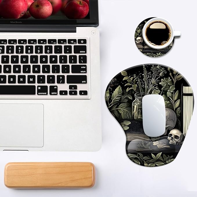 Ergonomic Mouse Pad with Wrist Support, Mouse Pad with Wrist Rest and Coaster - Image 6