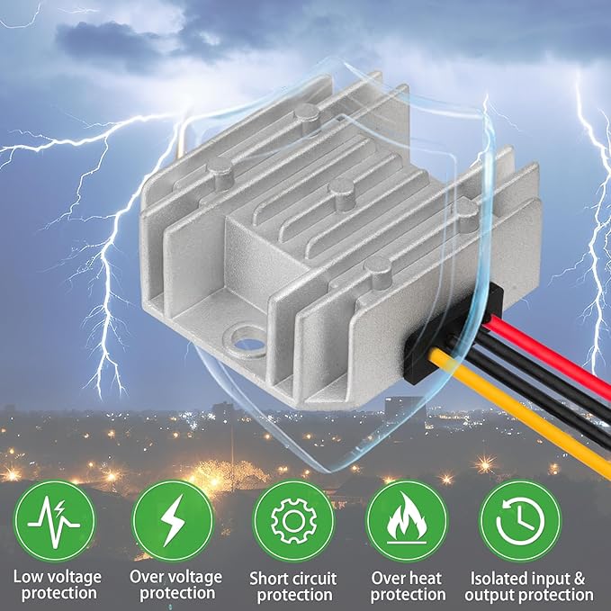 ELFCULB 8V-40V to 12V Voltage Regulator 3A 36W DC Step Down UP Converter - Image 5