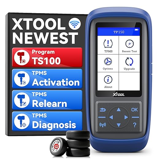 XTOOL TP150 TPMS Programming Tool, Universal TPMS Relearn/Reset/Activate Tool by XTOOL