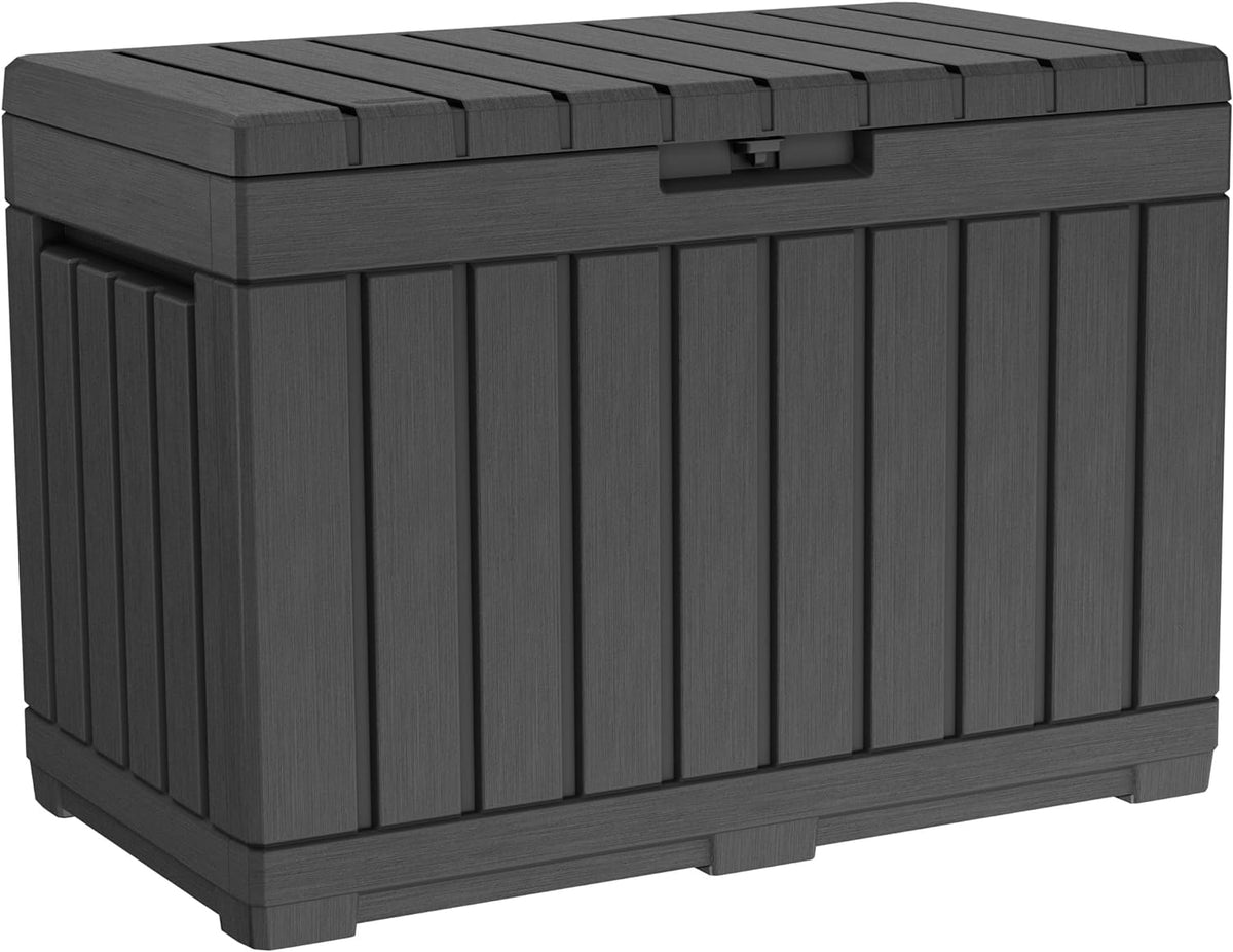 keter kentwood 50 gal outdoor storage box and, main product view