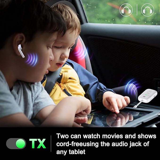 Premium Airplane Bluetooth 5.4 Transmitter Adapter, - Image 4