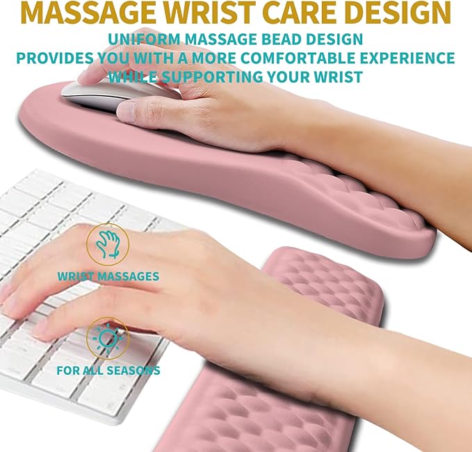 Hokafenle 2 in 1 Ergonomic Mouse Pad Wrist Support & Wrist Rest - Image 4