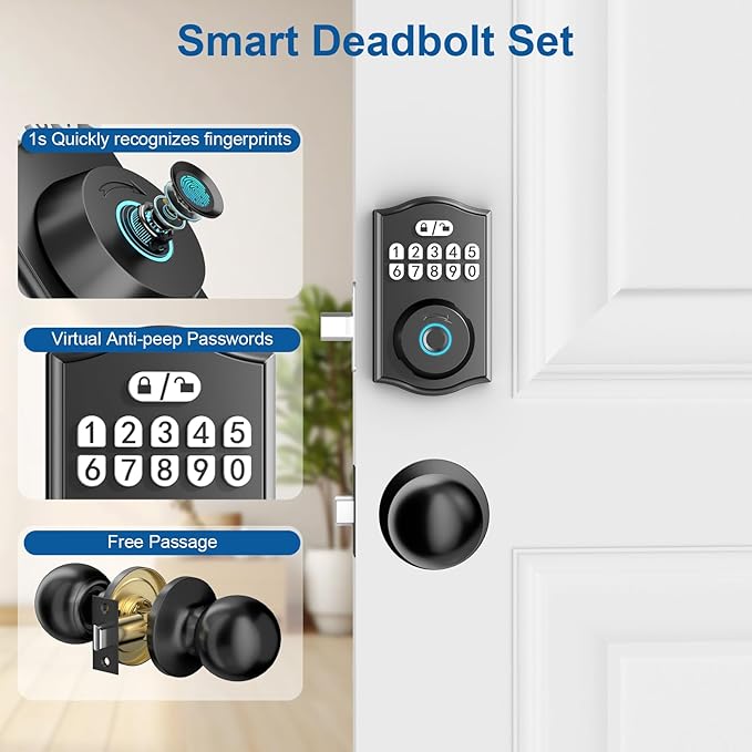 BAFUWEIY Fingerprint Door Lock - Image 4