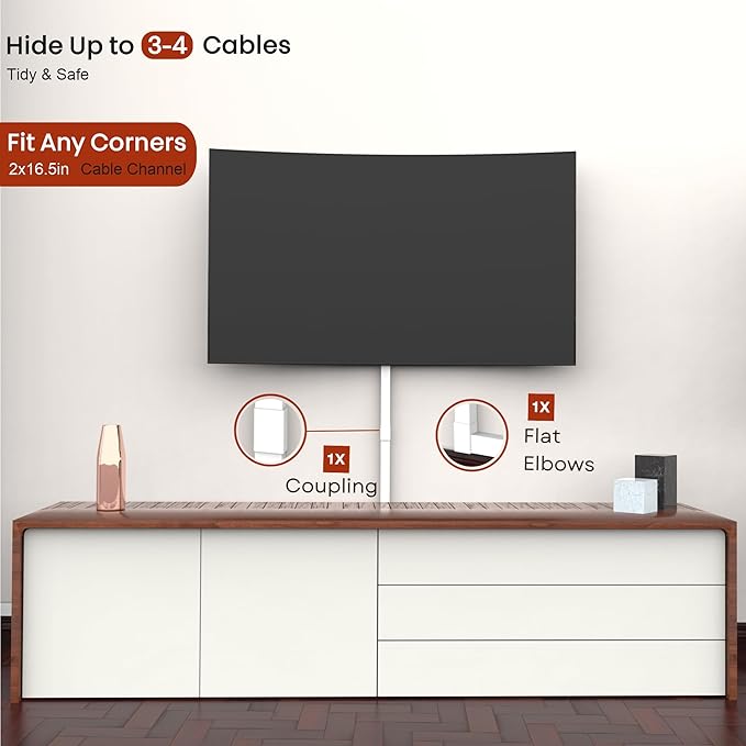 Cord Hider Wall Mounted TV - Image 4