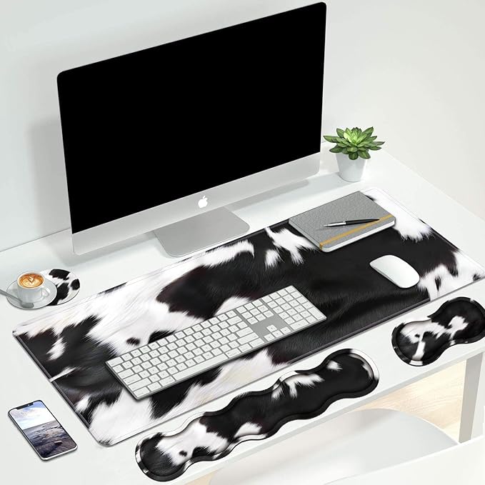 4 in 1 Ergonomic Keyboard Wrist Rest & Mouse Pad Wrist Rest Set, Large XXL - Image 7