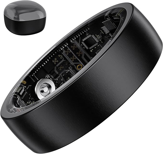 S SECRETTOP Smart Health Ring for Men Women, Fitness Tracker Ring by Unknown