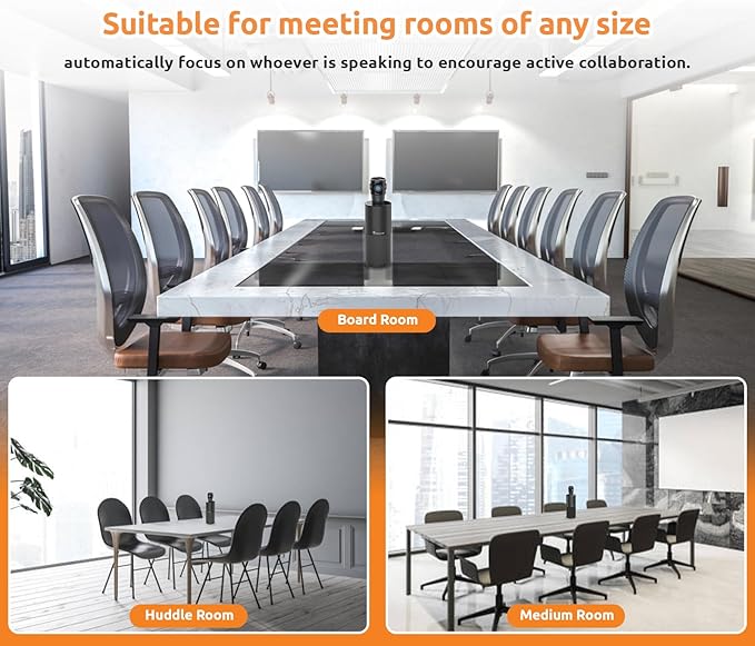 TOUCAN 360-Degree Video Conference Camera, 1080p HD Webcam - Image 6