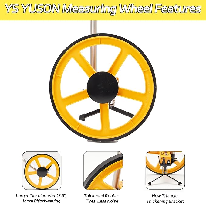 YS YUSON 12 Inch Measuring Wheel in Feet - Image 5