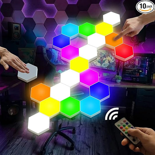 Vcwtty Hexagon Lights, Smart LED Wall Lights by VcwttyUS