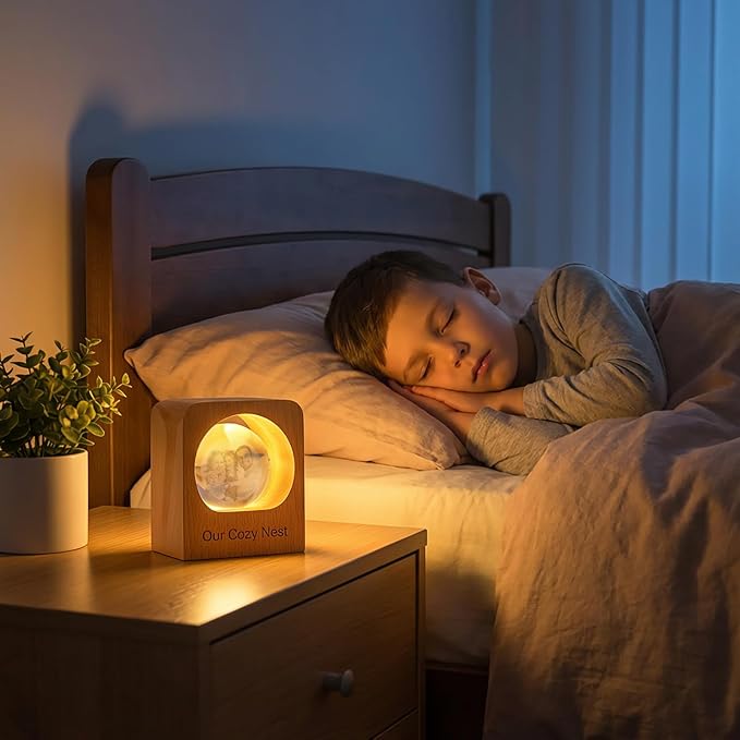 Yijhpbc Custom 3D Crystal Photo Night Light Personalized Photo Crystal Ball - Image 3