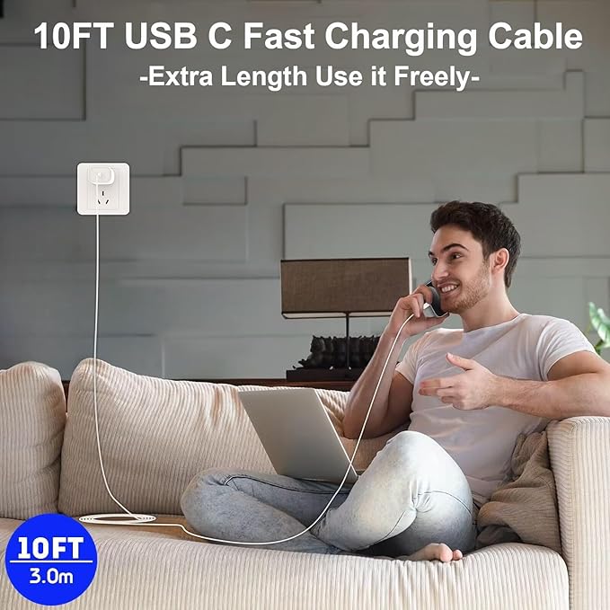 iPhone 17/16/15 Charger Fast Charging 3Pack 40W USB C Charger Fast Charging - Image 6