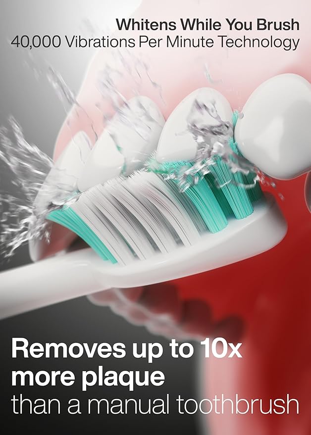 Aquasonic Vibe Series Ultra-Whitening Toothbrush – ADA Accepted Electric - Image 3