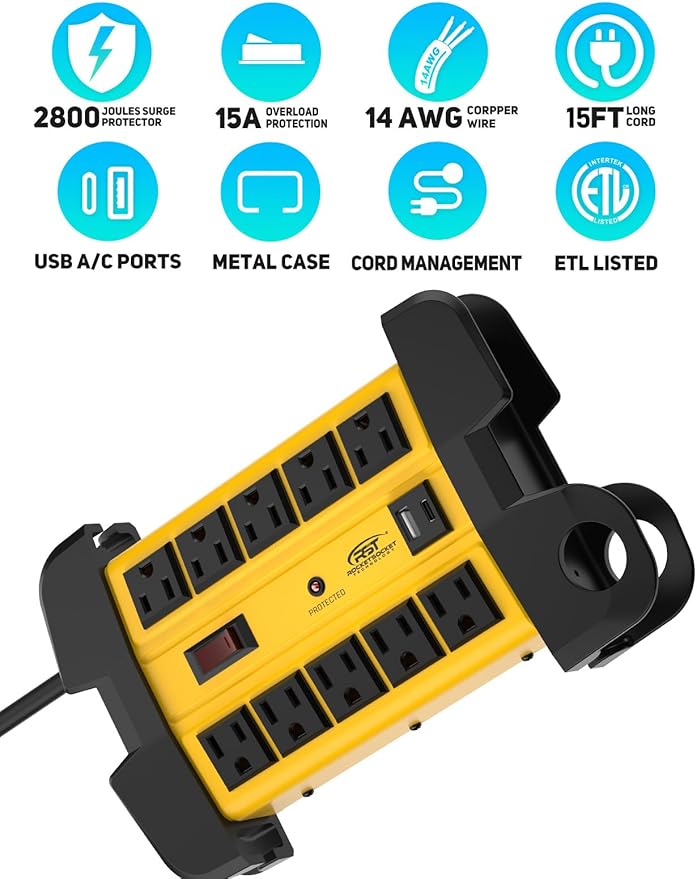 CRST Heavy Duty Power Strip - Image 3