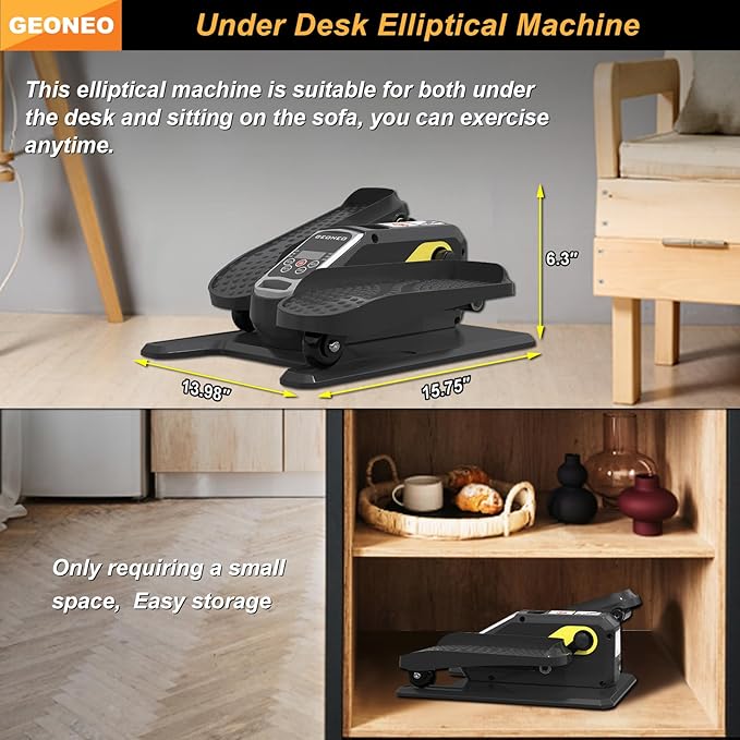 Under Desk Elliptical Machine, Electric Elliptical Exerciser - Image 2