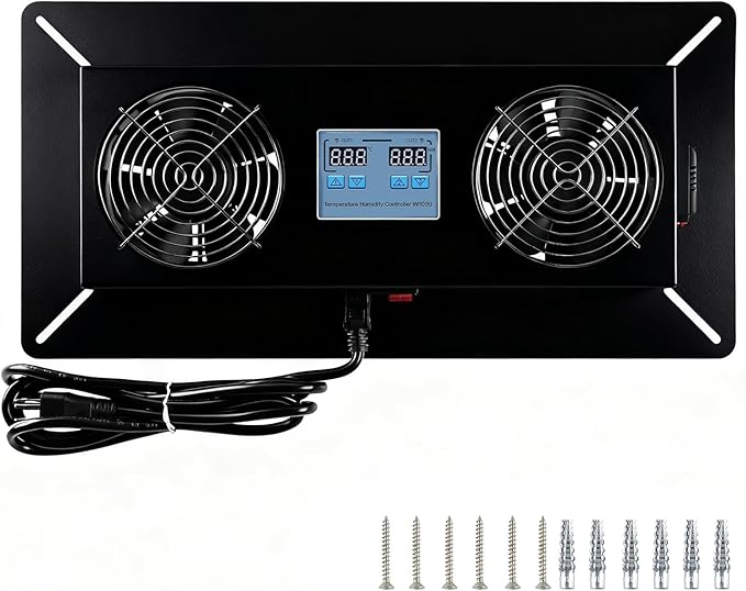 Pewoaoa 240 CFM Crawlspace Vent Fan, by Pewoaoa