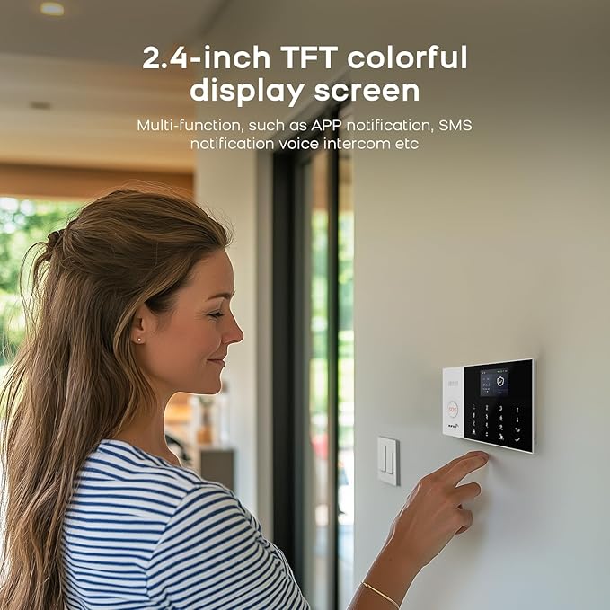 PGST WiFi Alarm System for Home Security, Motion Detector, Tuya APP Instant - Image 2