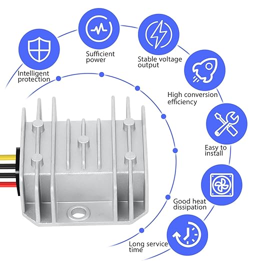 LeMotech DC 36v/48v to 12v Converter 5A 60W Step Down Converter Voltage Reducer - Image 7