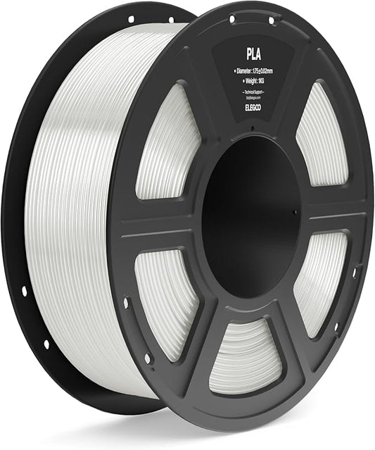 ELEGOO PLA Filament 1.75mm Translucent 1KG, 3D Printer Filament Dimensional by ELEGOO