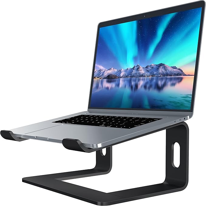 SOUNDANCE Laptop Stand, Aluminum Computer Riser, Ergonomic Laptops Elevator by Soundance