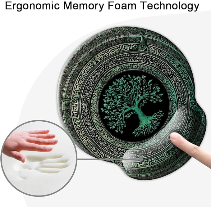 Ergonomic Mouse Pad with Wrist Support, Mouse Pad with Wrist Rest, Relieve - Image 4