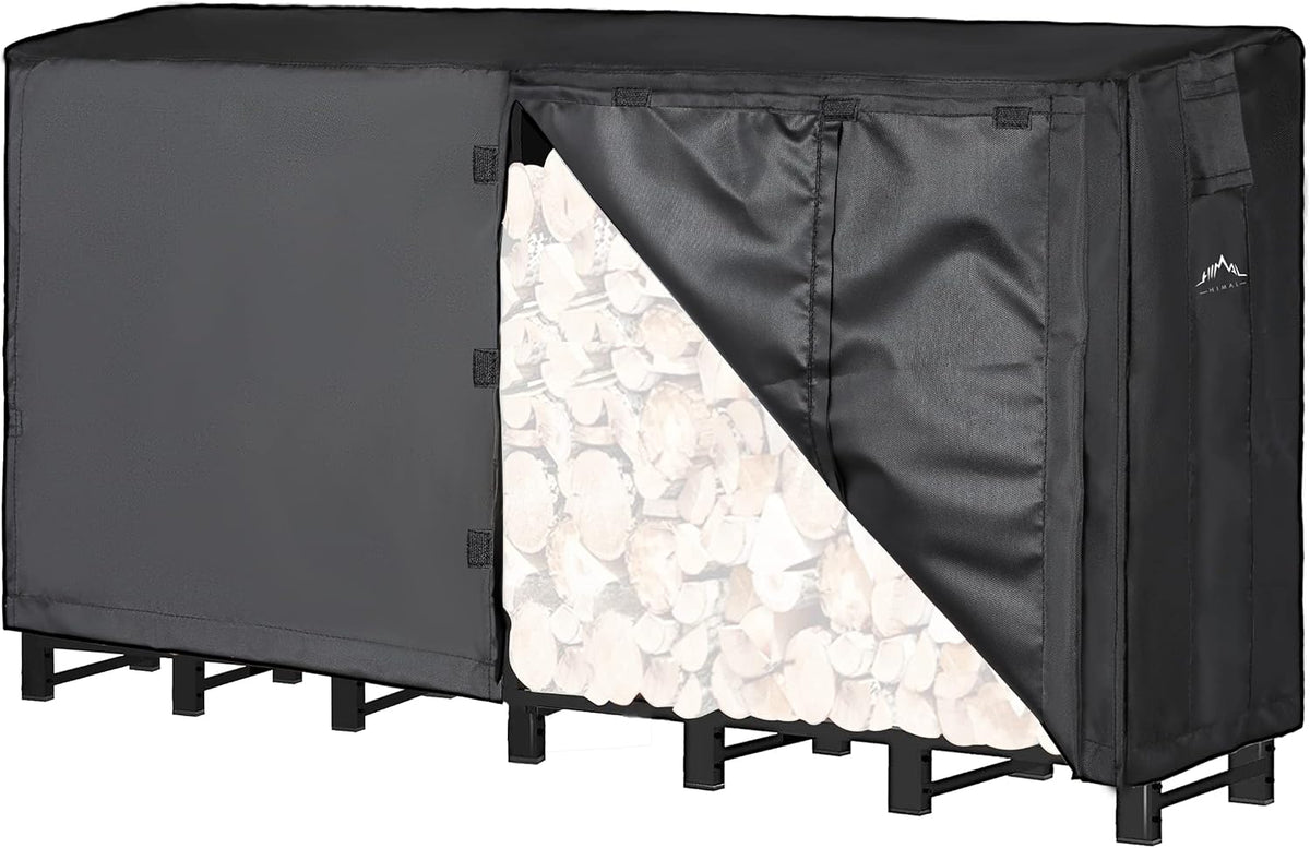 himal 8ft firewood log rack cover outdoor waterproof, main product view