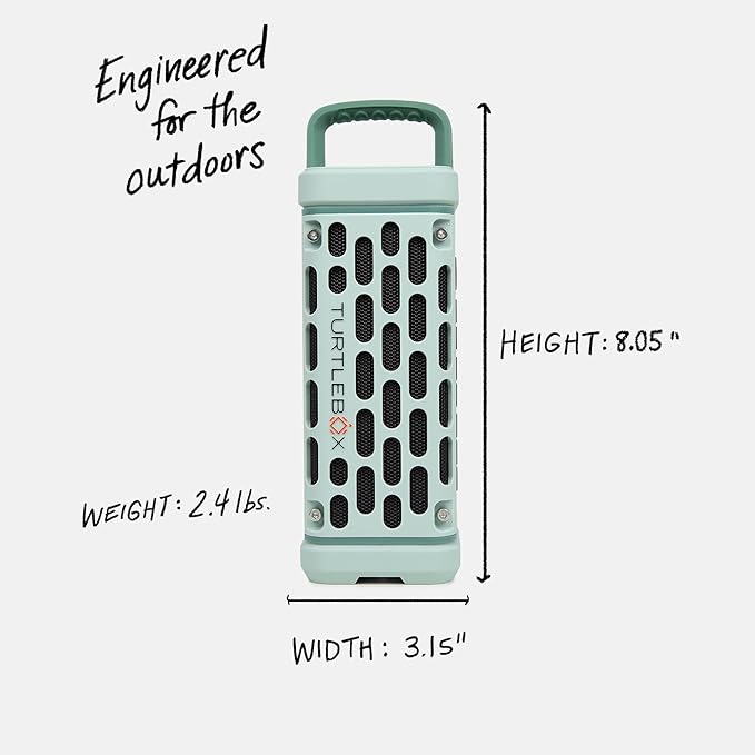 Turtlebox Ranger: Loud! Outdoor Portable Bluetooth 5.4 Speaker | Rugged - Image 2