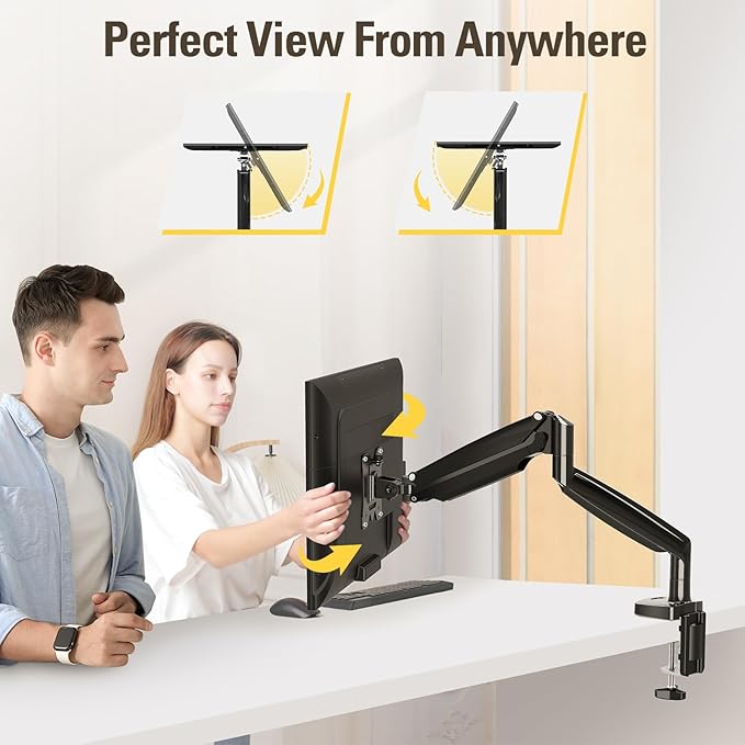DreamAxis Single Monitor Mount Stand - Image 7