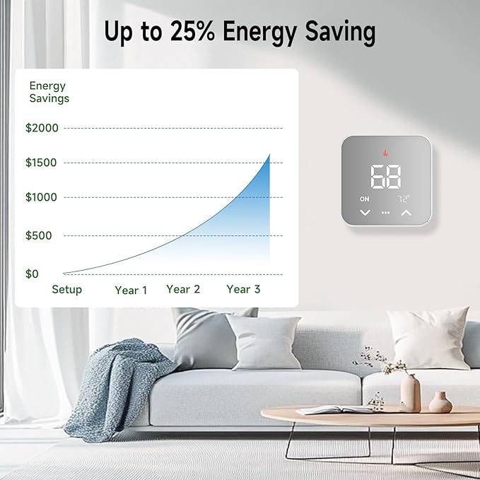 Smart Thermostat for House, WiFi Thermostat Compatible - Image 3